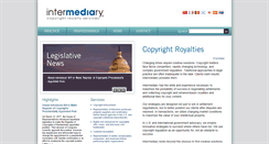 Desktop Screenshot of copyrightroyalties.com
